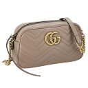 【P2倍 4/30 0時〜5/1 24時】グッチ GUCCI ショルダーバッグ GGマーモント ベージュ 447632 DTD1T 5729(4)