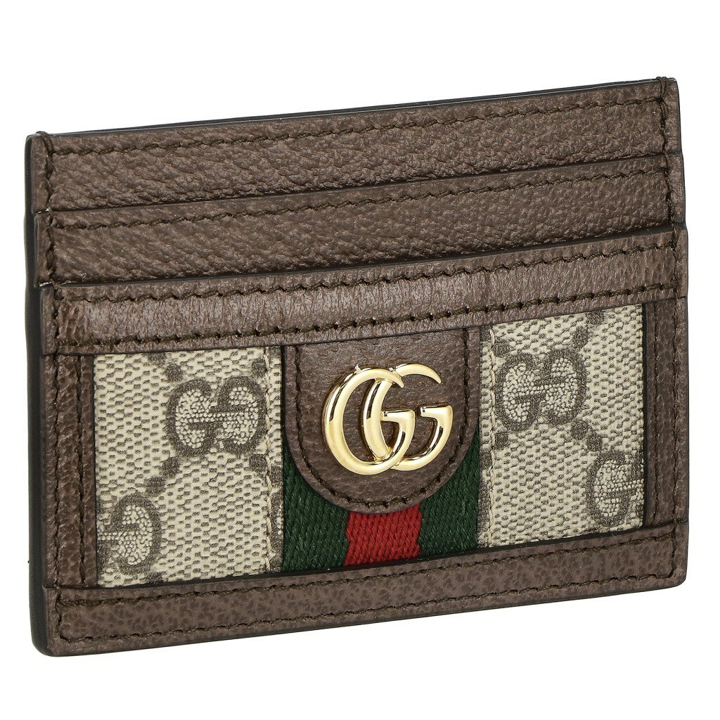 グッチ 名刺入れ 【P5倍 5/15 0時～5/16 2時】グッチ GUCCI カードケース レディース オフィディア ブラウン 523159 96IWG 8745