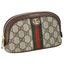 グッチ 【P5倍 5/3 0時-5/6 24時】GUCCI グッチ ポーチ レディース オフィディア ブラウン 625550 96IWG 8745