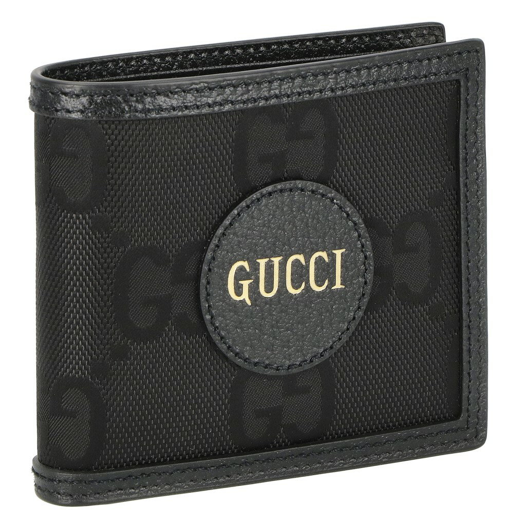 グッチ 二つ折り財布（メンズ） 【P5倍 6/1 0時 ～ 6/2 24時】グッチ GUCCI 二つ折り財布 メンズ ブラック 625574 H9HAN 1000