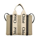 クロエ Chloe トートバッグ レディース WOODY ブルー CHC22AS397I26 91J WHITE/BLUE