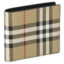 バーバリー バーバリー BURBERRY 二つ折り財布 メンズ ヴィンテージチェック ベージュ 8057949 A7026