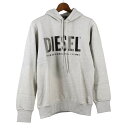 ディーゼル DIESEL パーカー メンズ グレー XSサイズ 00SAQJ-0BAWT 912 GRAY