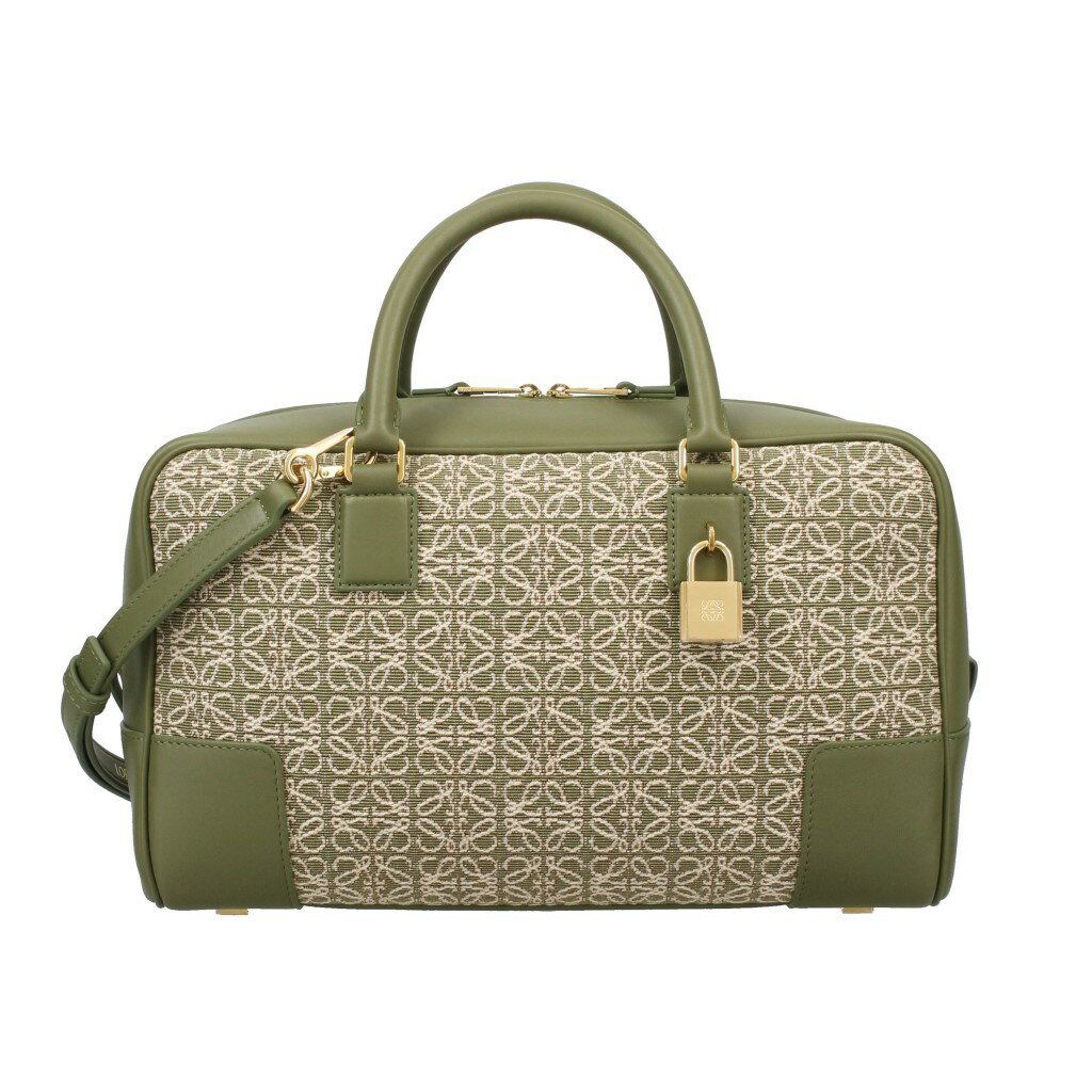 【P5倍 5/15 0時～5/16 2時】ロエベ LOEWE ハンドバッグ レディース アマソナ 28 A039N08X02 4364 GREEN/AVOCADO GREEN