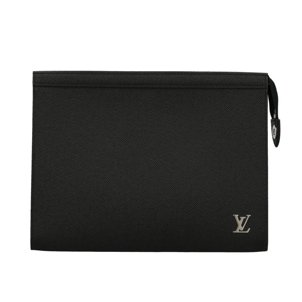 タイガ 【P2倍 5/9 20時-5/12 24時】LOUIS VUITTON ルイヴィトン クラッチバッグ タイガ ポシェット・ヴォワヤージュ M30450 ノワール