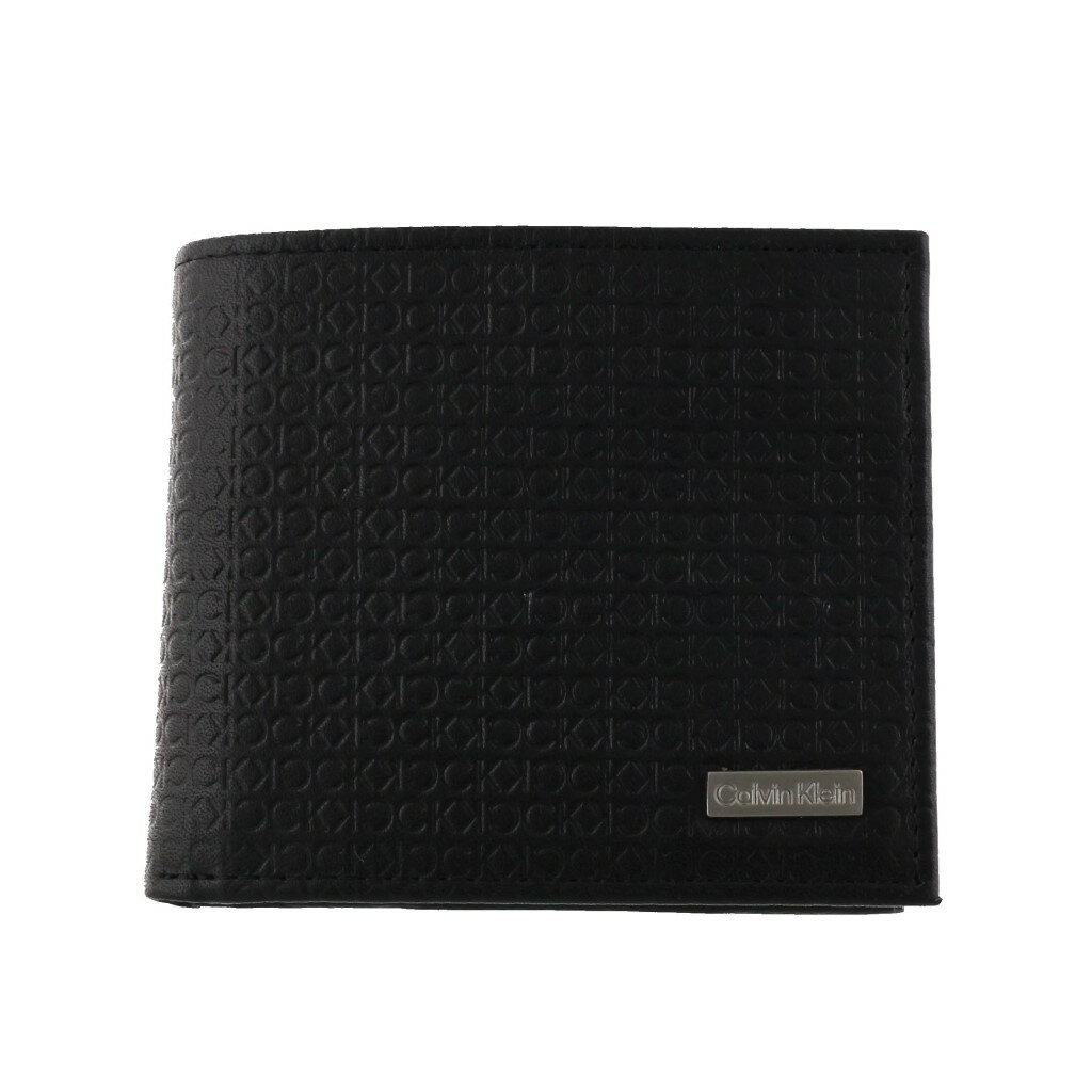 C, D, T, R, W - カルバンクライン Calvin Klein 二つ折り財布 メンズ ブラック 31CK130007 BLACK
