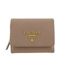 プラダ 三つ折り財布 レディース プラダ PRADA 三つ折り財布 レディース SAFFIANO ベージュ 1MH044 QWA F0236 CIPRIA