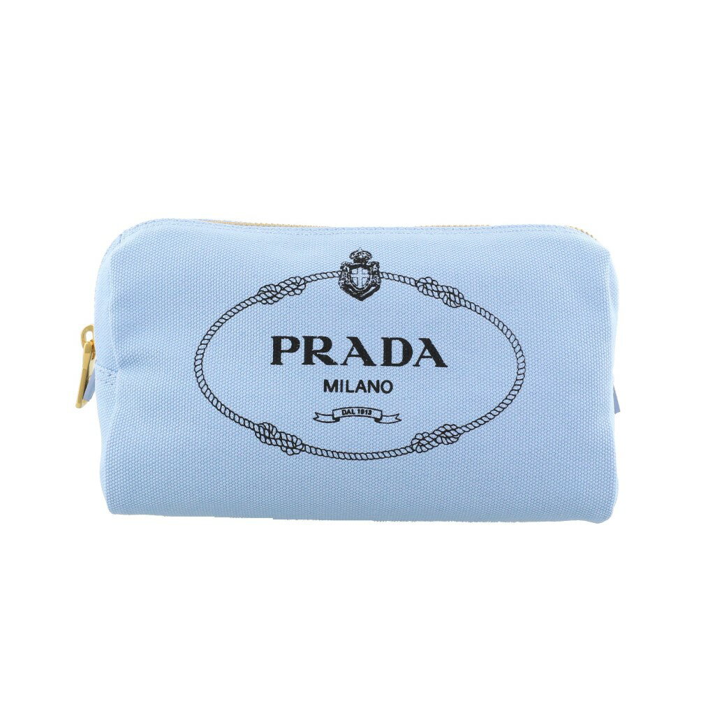 v_ PRADA |[` fB[X CANAPA LOGO u[ 1NA693 20L F0D4O CELESTE+NERO