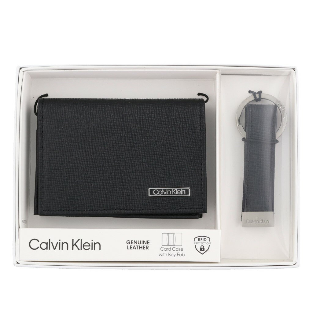 カルバンクライン 名刺入れ（メンズ） カルバンクライン Calvin Klein カードケース メンズ ブラック 31CK330015 BLACK