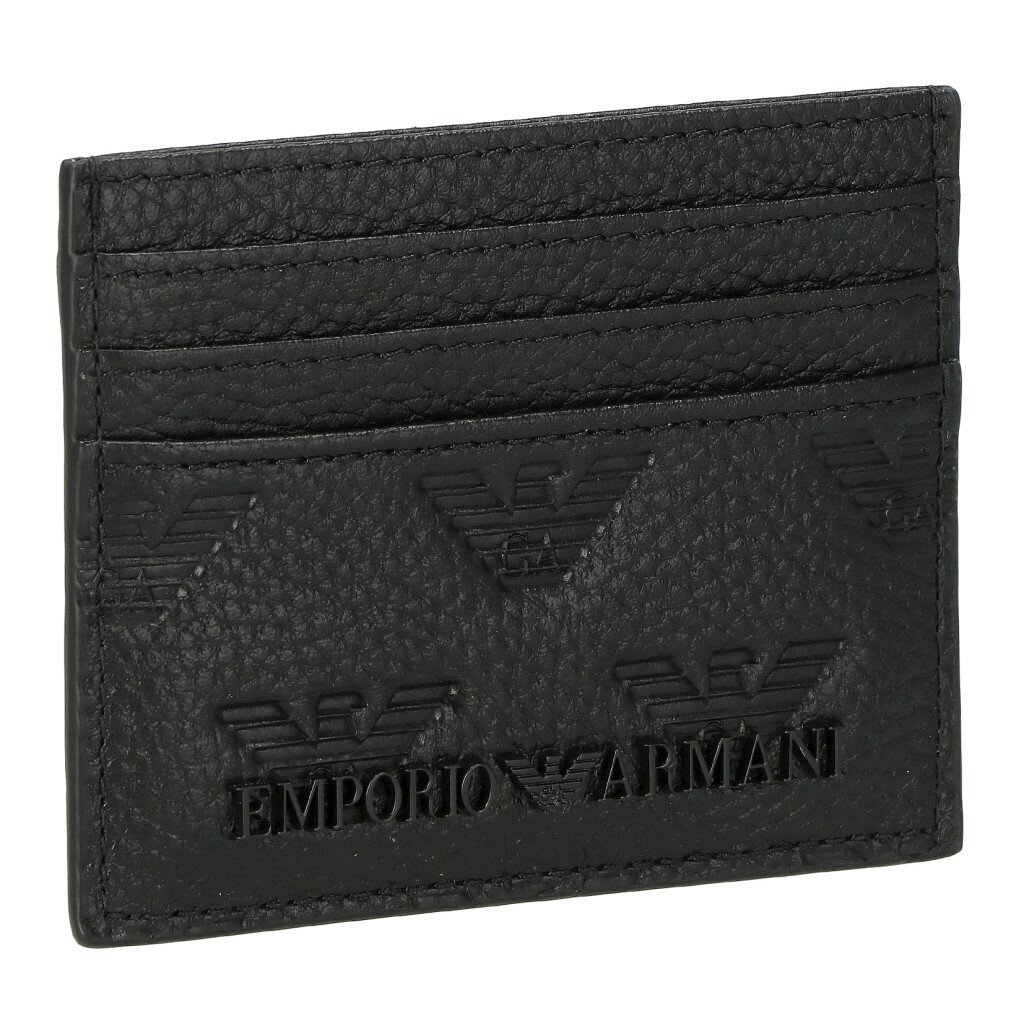 エンポリオアルマーニ 【P5倍 5/3 0時-5/6 24時】エンポリオ アルマーニ EMPORIO ARMANI カードケース メンズ ブラック YEM320 Y142V 81072