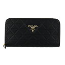 プラダ 財布（レディース） プラダ PRADA 長財布 レディース ブラック 1ML506 2CLU F0002 NERO