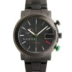 グッチ ビジネス腕時計 メンズ 【P5倍 5/9 20時-5/12 24時】グッチ GUCCI 腕時計 メンズ Gクロノ ブラック YA101331