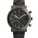 グッチ 腕時計（メンズ） 【P10倍 3/29 10時～4/1 24時】グッチ GUCCI 腕時計 メンズ Gクロノ ブラック YA101331