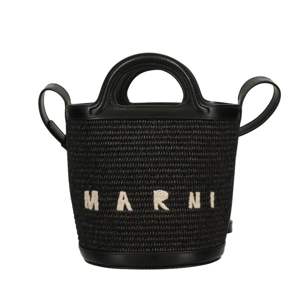 マルニ MARNI かごバッグ ハンドバッグ レディース ブラック SCMP0056Q1 P3860 00N99 BLACK