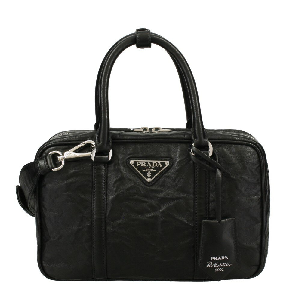 【P10倍 5/9 20時-5/12 24時】プラダ PRADA ハンドバッグ ショルダー レディース ブラック 1BB092 T2O UVL F0002 NERO