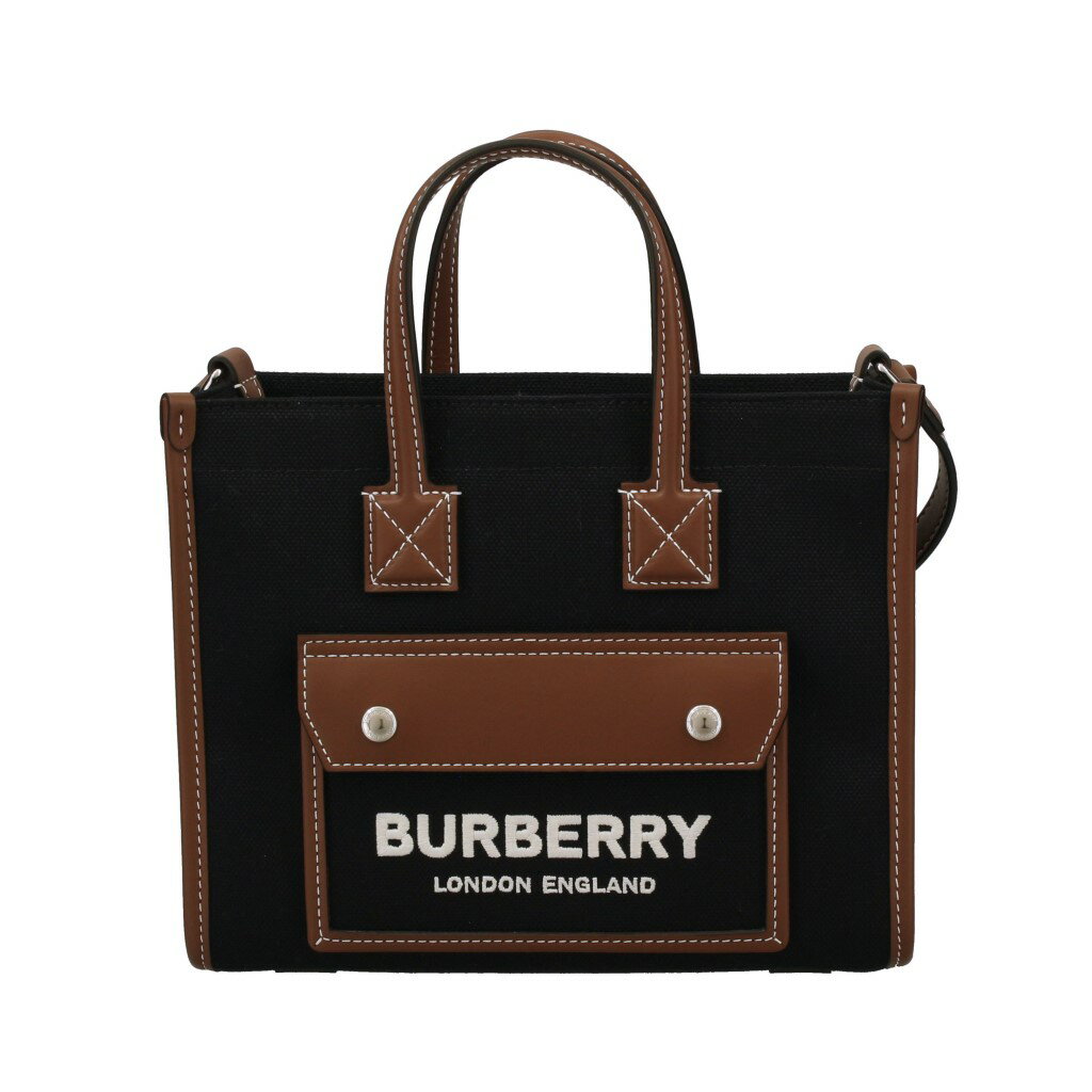 【P10倍 5/15 0時～5/16 2時】バーバリー BURBERRY ショルダーバッグ レディース ミニ フレヤ ブラック 8055749 BLACK TAN