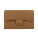 Vl CHANEL z fB[X uE AP0232 B10583 NN269 LIGHT BROWN