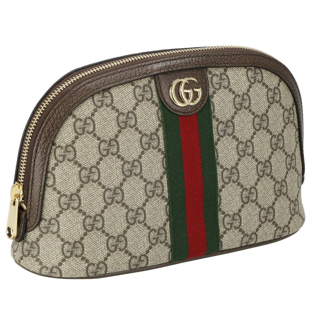 グッチ 【P5倍 5/15 0時～5/16 2時】グッチ GUCCI ポーチ レディース オフィディア ブラウン 625551 96IWG 8745