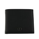 ディオール Christian Dior クリスチャンディオール 二つ折り財布 折財布 メンズ ブラック 2ESBC027 CDI H00N