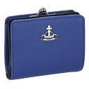 ヴィヴィアンウエストウッド Vivienne Westwood 二つ折り財布 レディース ブルー 51010020 SAFF BLU