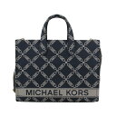 マイケル・コース ビジネスバッグ レディース 【P10倍 5/3 0時-5/6 24時】マイケルコース MICHAEL KORS トートバッグ レディース ネイビー 30S3G3GT7J 407 NAVY MULTI A4