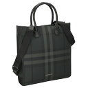 BURBERRY バーバリー トートバッグ メンズ デニー DENNY ブラック 8062951 CHARCOAL