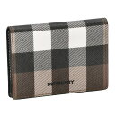 バーバリー 名刺入れ BURBERRY バーバリー カードケース レディース チェック ブラウン 8072739 DARK BIRCH BROWN