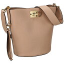 【P10倍 7/19 20時~7/21 24時】フェラガモ Ferragamo ショルダーバッグ レディース ガンチーニ ベージュ 212892 AMARE