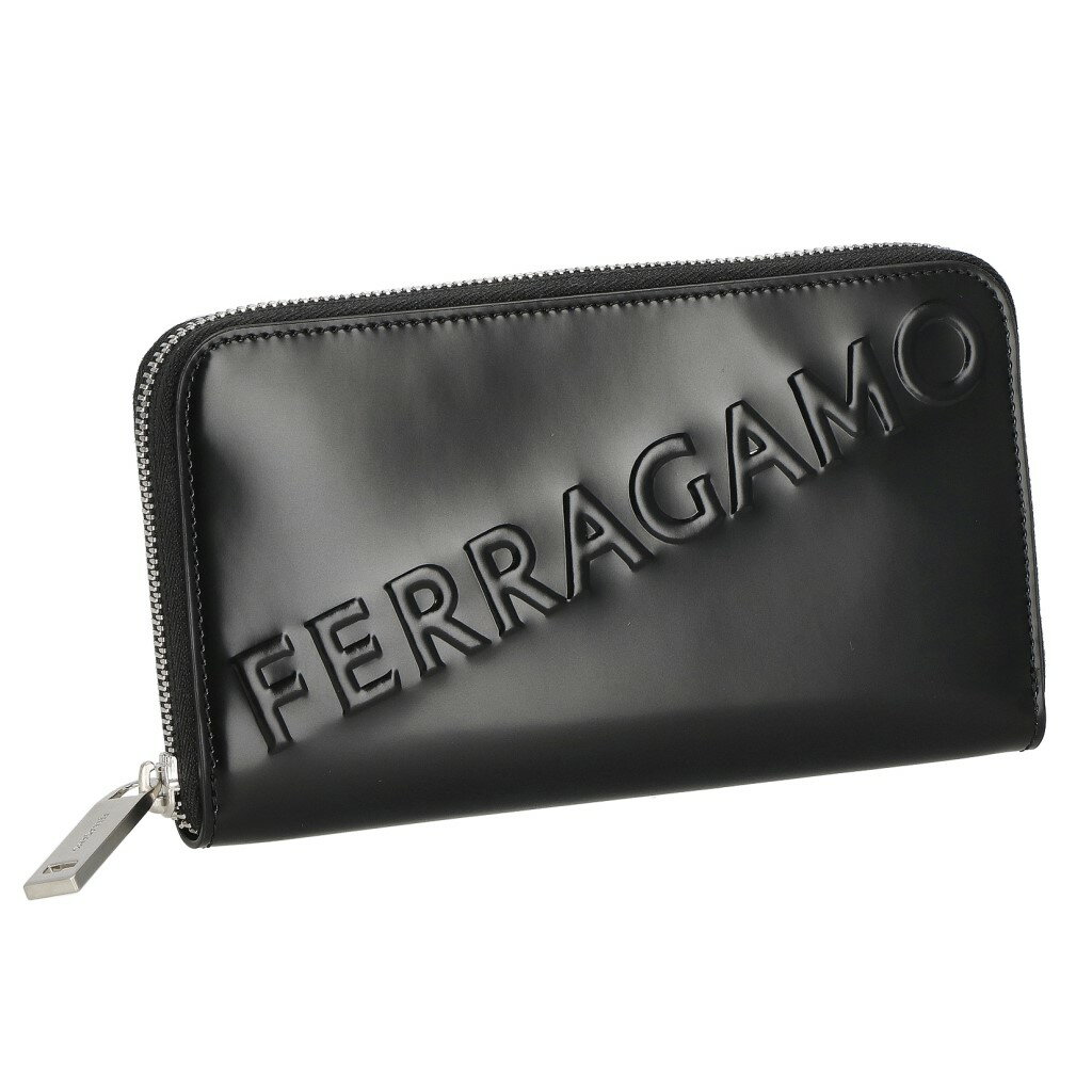 フェラガモ 財布（メンズ） フェラガモ Ferragamo 長財布 メンズ ブラック 661212 NER