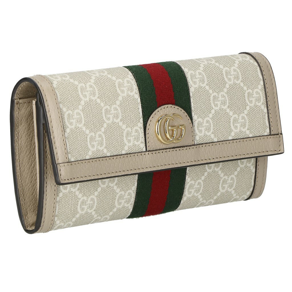 グッチ 財布（レディース） 【P5倍 5/9 20時-5/12 24時】グッチ GUCCI 長財布 レディース オフィディア ベージュ 523153 UULAG 9682