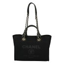 【P5倍 5/3 0時-5/6 24時】シャネル CHANEL トートバッグ レディース ドーヴィル ブラック AS3257 B07300 94305