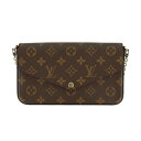 ルイヴィトン　ポシェット ルイヴィトン ショルダーバッグ ポシェット・フェリシー モノグラム ブラウン LOUIS VUITTON M81896