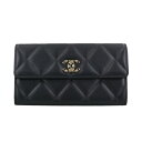 シャネル 長財布 レディース グレー CHANEL AP3327 B10739 N0104