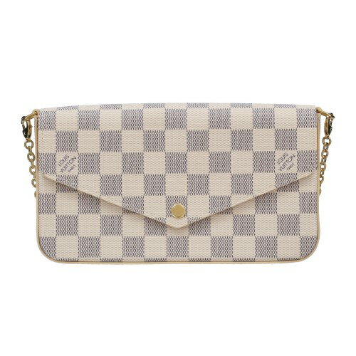 ルイヴィトン　ポシェット ルイヴィトン ショルダーバッグ ダミエ・アズール ポシェット・フェリシー ホワイト LOUIS VUITTON N40491