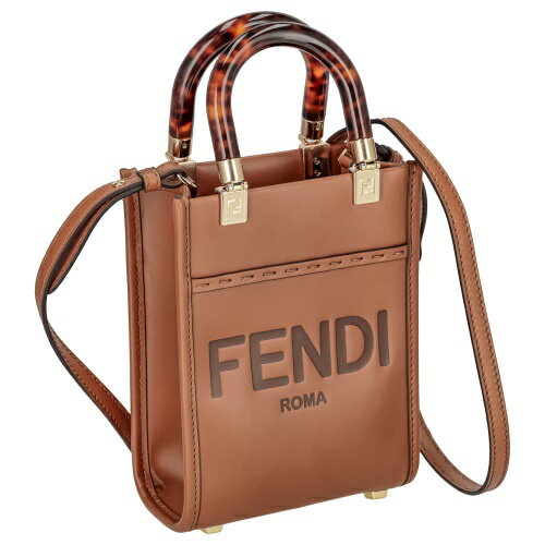 フェンディ ショルダーバッグ レディース ブラウン サンシャイン ショッパー ミニFENDI 8BS051 0ABVL F0PWZ