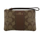 コーチアウトレット コーチ アウトレット ポーチ レディース カーキ/サドル COACH OUTLET 58035 IME74