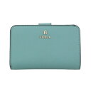 フルラ 二つ折り財布 レディース ブルー カメリア M FURLA WP00314 ARE000 2718S VERDERAME BALLERINA i int.