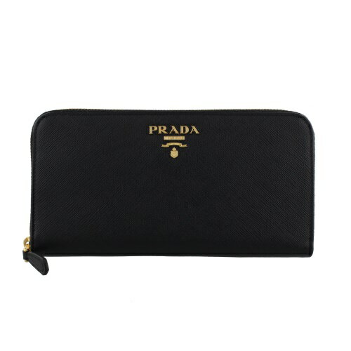 プラダ 財布（レディース） プラダ 長財布 レディース ブラック PRADA 1ML506 ZLP F061H NERO+IBISCO