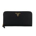 プラダ 長財布 レディース ブラック PRADA 1ML506 ZLP F061H NERO+IBISCO