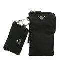 プラダ フォンケース レディース メンズ ブラック PRADA 2TT091 2DMI F0002 NERO