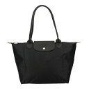 ロンシャン トートバッグ レディース ロンシャン トートバッグ レディース LE PLIAGE GREEN ブラック LONGCHAMP 2605 919 001 BLACK