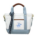 【P5倍 7/9 0時~7/11 2時 】ビバリーヒルズ ポロクラブ トートバッグ レディース ブルー BEVERLY HILLS POLO CLUB BH2006N WH/PBL/PBL