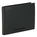 アルマーニ 財布（メンズ） エンポリオアルマーニ 二つ折り財布 メンズ ブラック EMPORIO ARMANI Y4R166 Y068E 80001