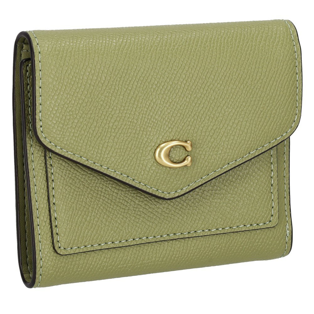 コーチ 二つ折り財布 レディース ウィン スモール ウォレット グリーン COACH C2328 B4/MX C7のサムネイル