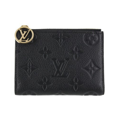 【P3倍 6/4 20時 ～ 6/6 10時】ルイヴィトン 二つ折り財布 アンプラント ポルトフォイユ・リサ LOUIS VUITTON M83365 ノワール