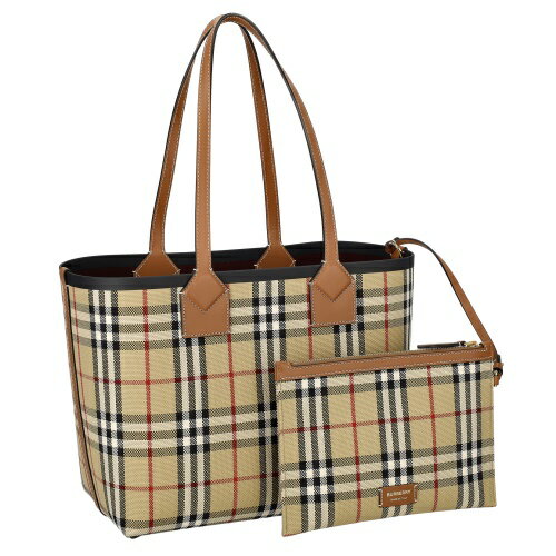 バーバリー トートバッグ（レディース） バーバリー トートバッグ レディース ロンドン スモール LONDON SMALL BURBERRY 8066163 ブラウンマルチ