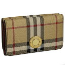 バーバリー 三つ折り財布 レディース ベージュ BURBERRY 8070416 ARCHIVE BEIGE(4)