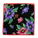 【P5倍 7/12 0時~7/13 24時】フェイラー ハンドタオル ミニタオル タオルハンカチ FEILER MOHN SCHWARZ 120 RED