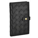 【P2倍 5/3 0時〜5/6 24時】ボッテガヴェネタ 二つ折り財布 メンズ イントレチャート ブラック BOTTEGA VENETA 609070 V3UH...