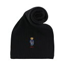 【P5倍 7/9 0時〜7/11 2時 】ポロ ラルフローレン マフラー メンズ レディース ブラック POLO RALPHLAUREN PC1269 001 ...